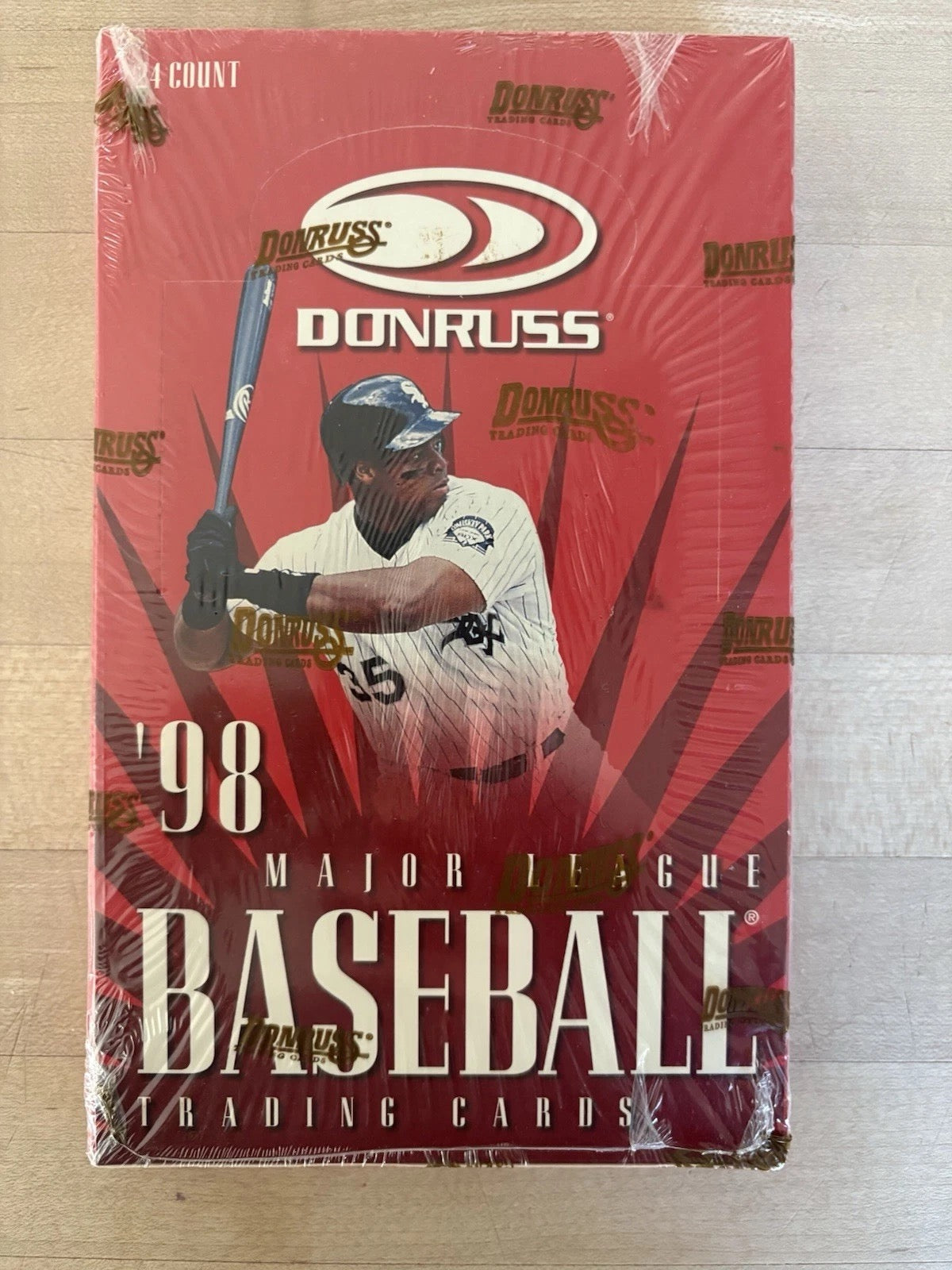 1998 Donruss Baseball Wax Box Unopened Factory Sealed Box - 24 Packs