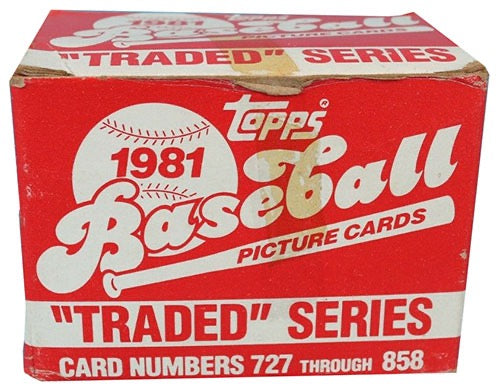 1981 Topps Traded Complete Factory Set 132 Cards Fernando Valenzuela & Raines RC