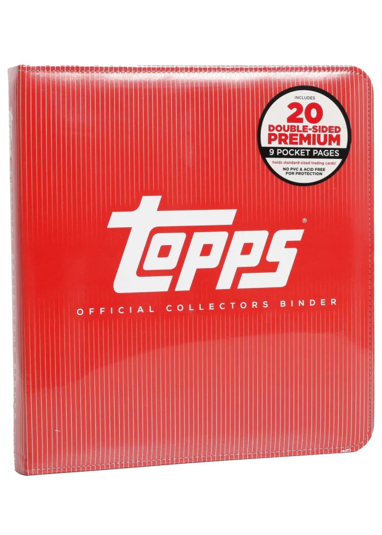Topps Red Official Collectors Binder