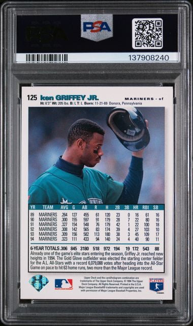1995 Collectors Choice Special Edition #125 Ken Griffey Jr. PSA 10