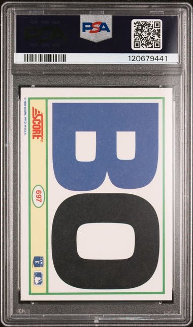 1990 Score #697 Bo Jackson PSA 9