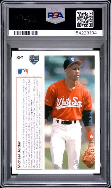 1991 Upper Deck #SP1 Michael Jordan PSA 8