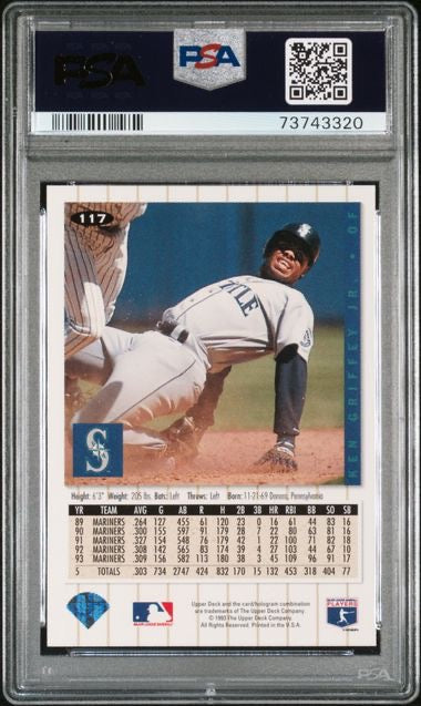 1994 Collectors Choice #117 Ken Griffey Jr. PSA 10
