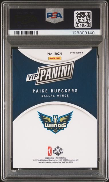 2025 Panini NSCC VIP Gold #RC1 Paige Bueckers Panini PSA 10
