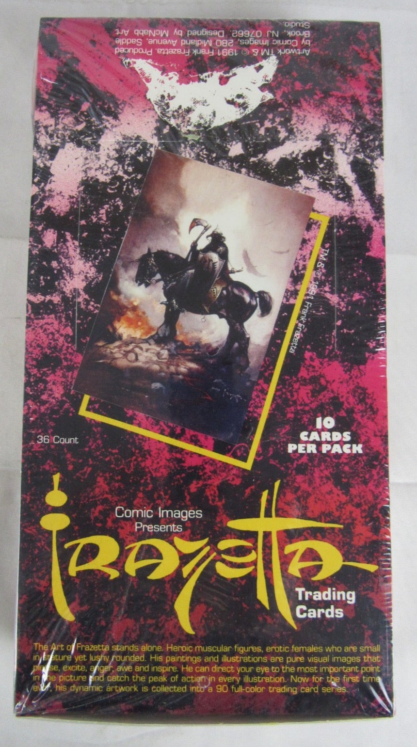 1991 Comic Images Frank Frazetta Trading Cards Sealed Box