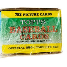 1990 TOPPS BASEBALL MLB COMPLETE SET 792 PICTURE CARDS