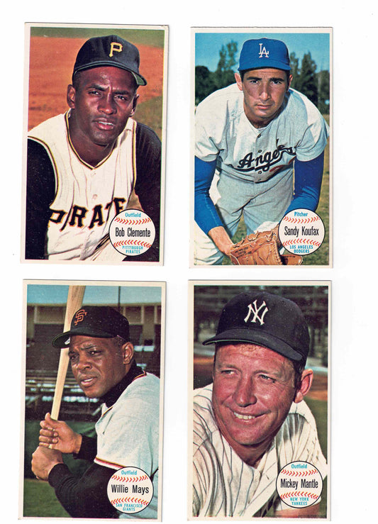 1964 Topps Giants Complete Set (60) EX Mantle Koufax Mays Aaron Clemente