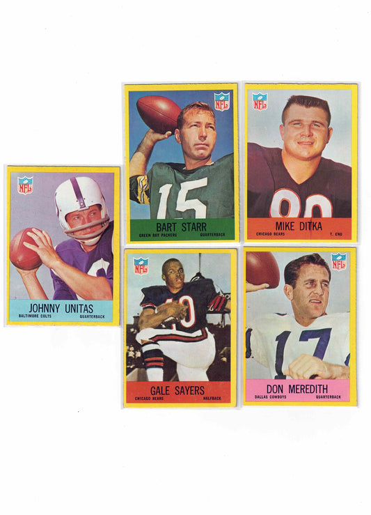 1967 PHILADELPHIA FOOTBALL COMPLETE SET (198/198) BUTKUS STARR UNITAS