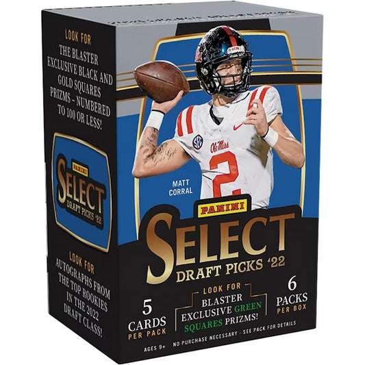2022 Select Draft Picks Football Blaster Box