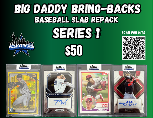 Big Daddy Bring-Backs $50 Baseball Singles Series 1