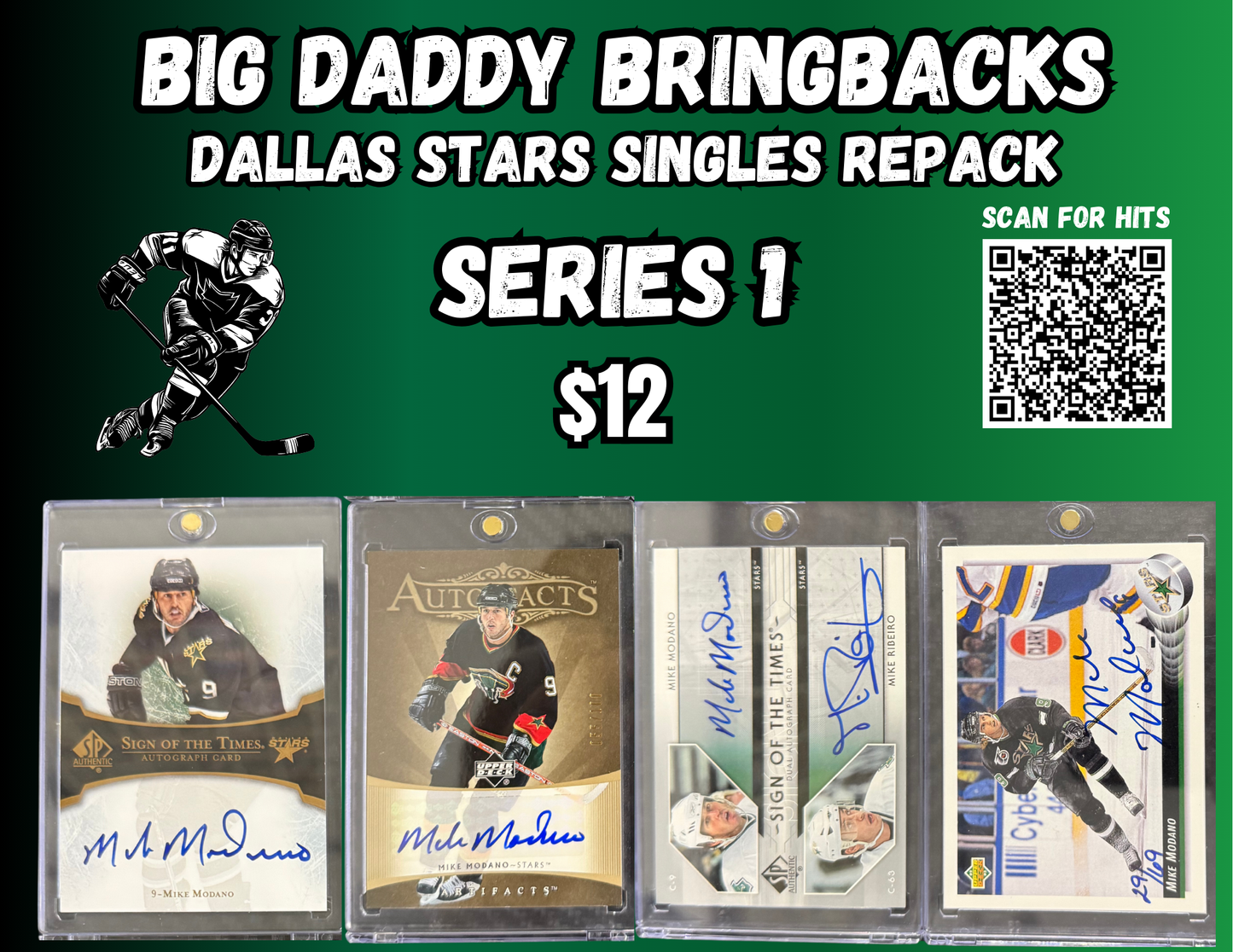 Big Daddy Bring-Backs $12 Hockey Singles Repack Series 1