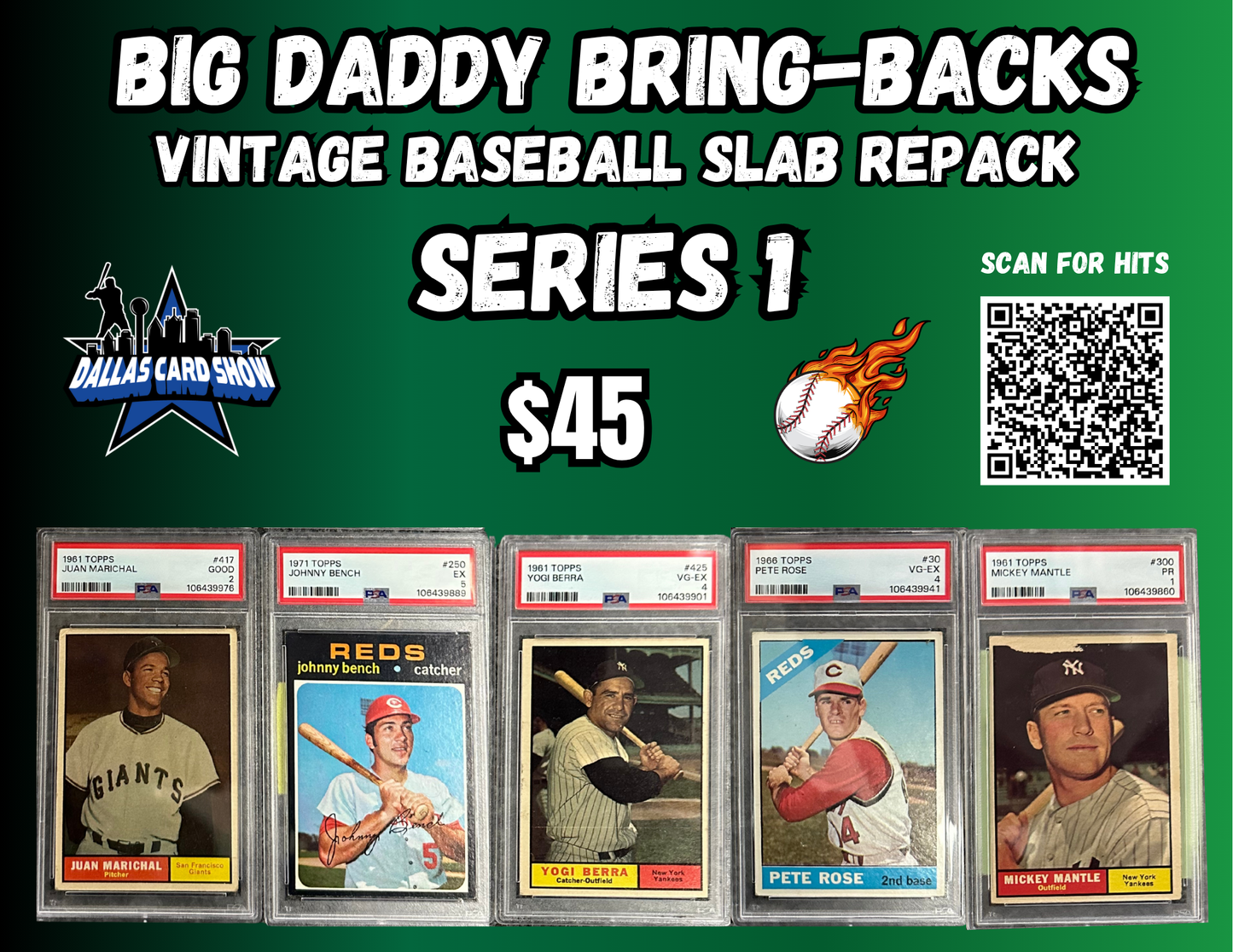 Big Daddy Bring-Backs $45 Vintage Slab Repack Series 1