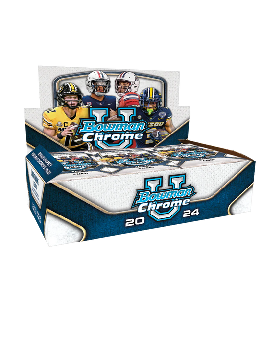 2024 Bowman University Chrome Football Hobby Jumbo Box