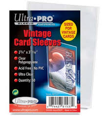 Ultra Pro Vintage Card Sleeves