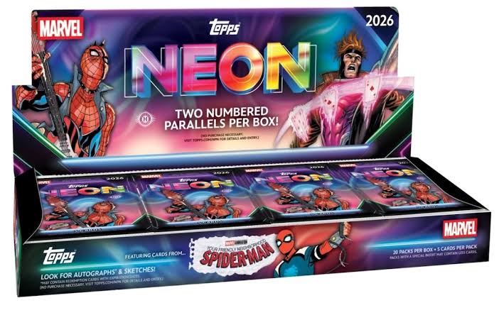 2026 Topps Marvel NEON Hobby Box