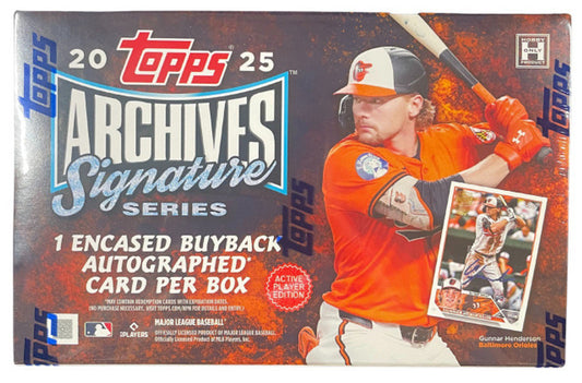 2025 Topps Archives Signature Series Baseball Hobby Box
