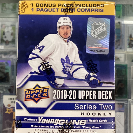 (R) 2019-20 Upper Deck Series 2 Hockey Blaster Box (R)