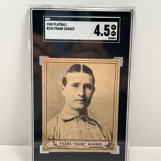 1940 Playball #234 Frank Chance SGC 4.5