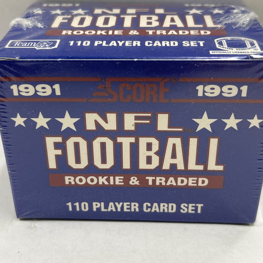 1991 Score Football Rookie & Traded Sealed