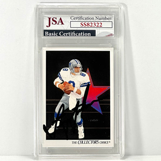 1991 Upper Deck #82 Troy Aikman Autograph JSA Authenticated