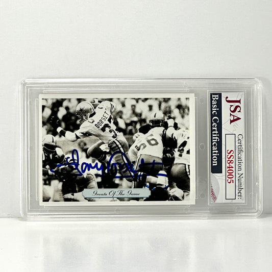 1992 AW Sports #293 Tony Dorsett Greats of the Game Auto JSA Authentic