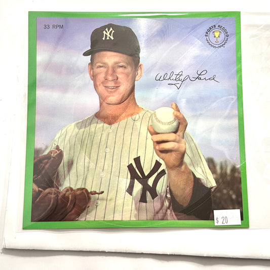 1962 Sports Champion Whitey Ford 33 RPM Sports Record