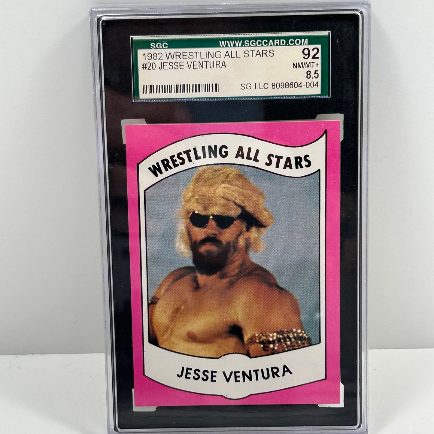 1982 Wrestling All Stars #20 Jesse Ventura SGC8.5