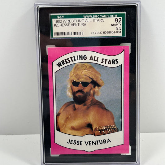 1982 Wrestling All Stars #20 Jesse Ventura SGC8.5