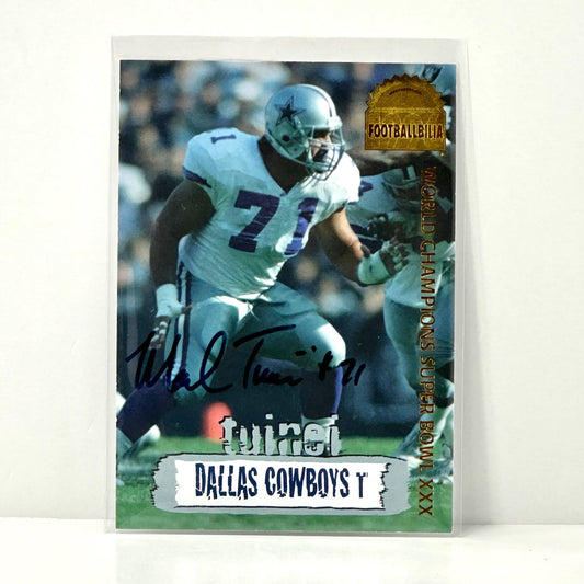 1996 NFL Collector's Edge Football Mark Tuinei Auto DCA-9 #d/4000