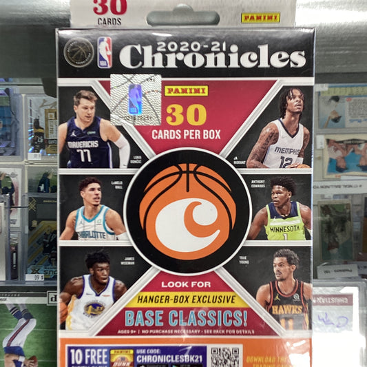 (R) 2020-21 Chronicles Basketball Hanger Pack (R)