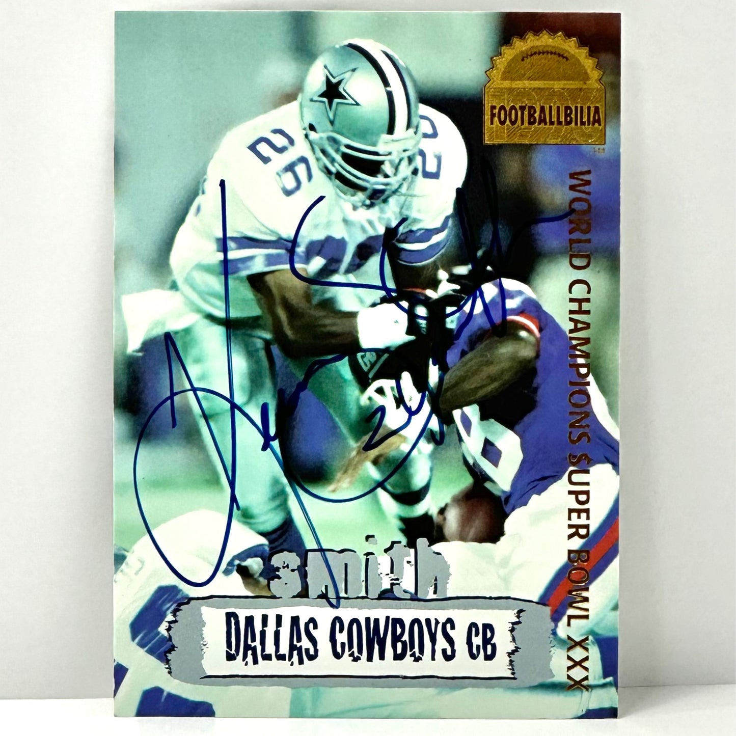 1996 Collector's Edge Cowboybilia Auto #DCA - 11 Kevin Smith Cowboys #d /4000