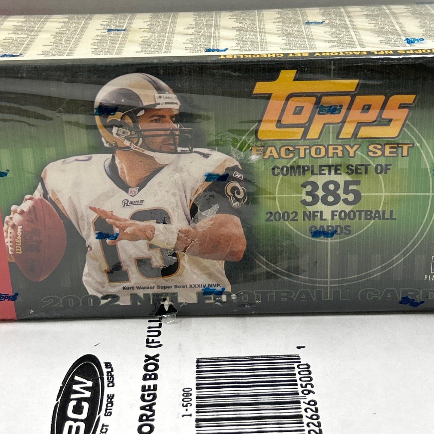 2002 Topps Football Factory Set
