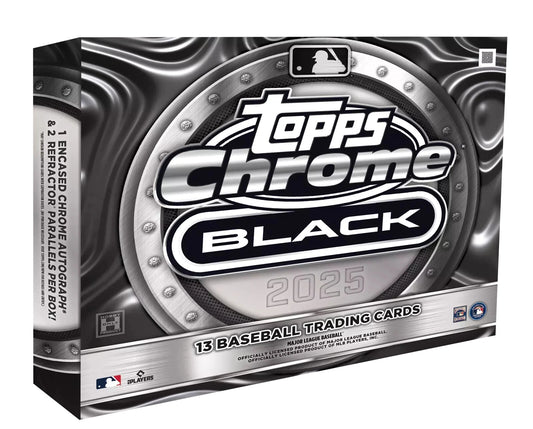 2025 Topps Chrome Black Baseball Hobby Box