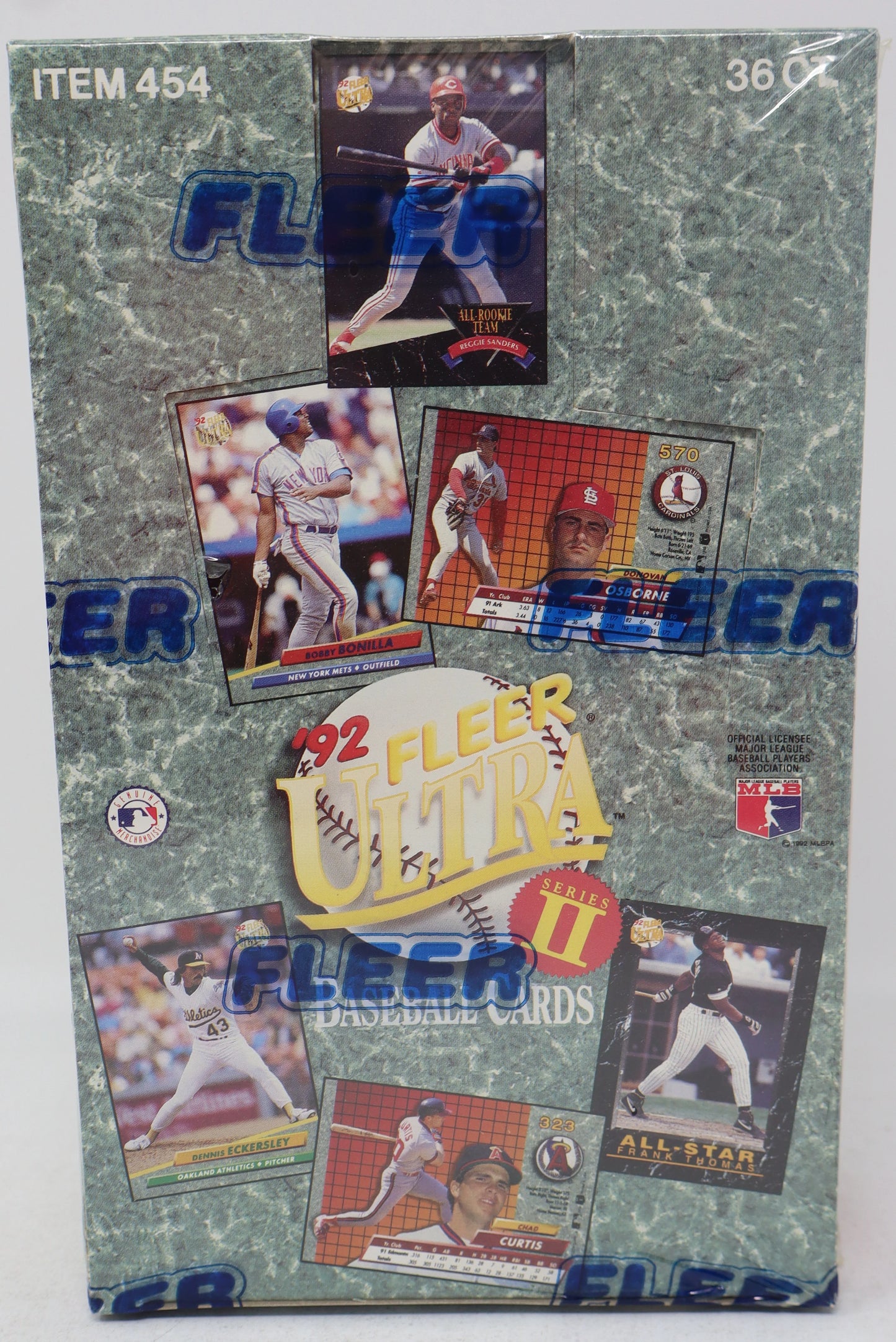 1992 Fleer Ultra Baseball Series 2 Wax Box Factory Sealed