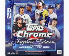 2025 Topps Chrome Baseball Sapphire Edition Box