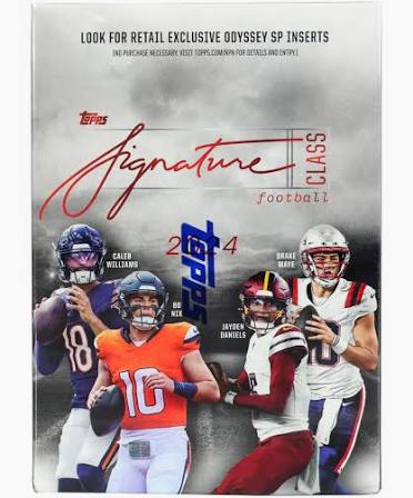 2024 Topps Signature Class Football 6-Pack Blaster Box