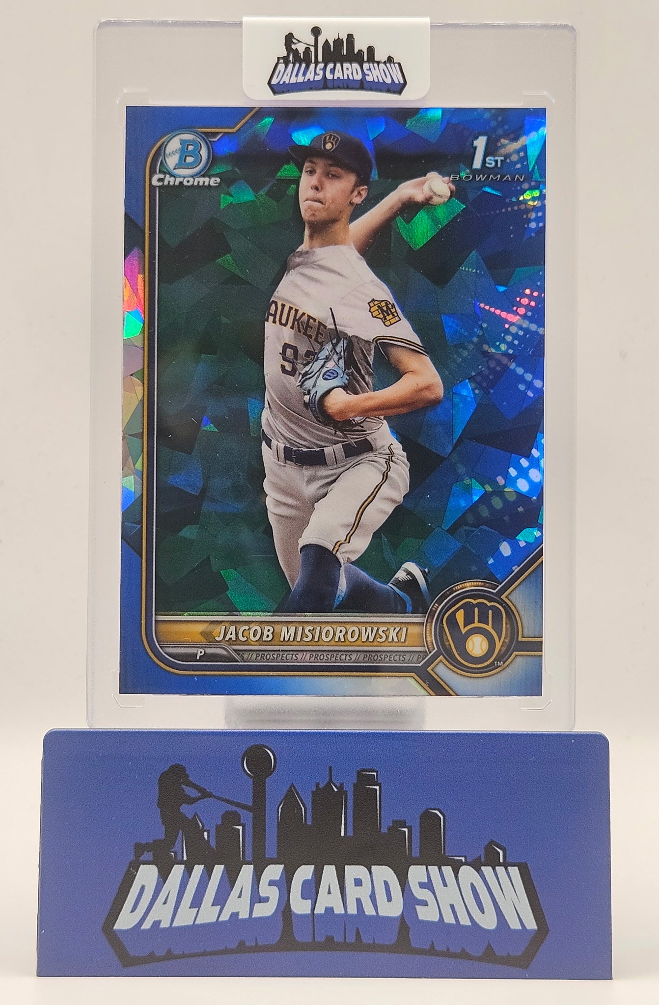 2022 Bowman Draft Sapphire #BDC-132 Jacob Misiorowski 1st Bowman