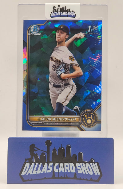 2022 Bowman Draft Sapphire #BDC-132 Jacob Misiorowski 1st Bowman