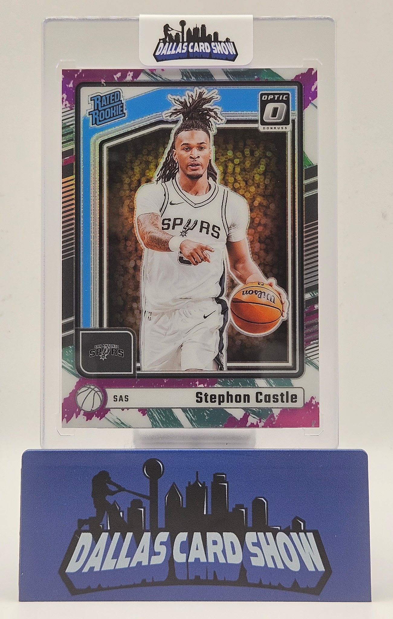 2024-25 Panini Optic #254 Stephon Castle Jazz Rated Rookie RC
