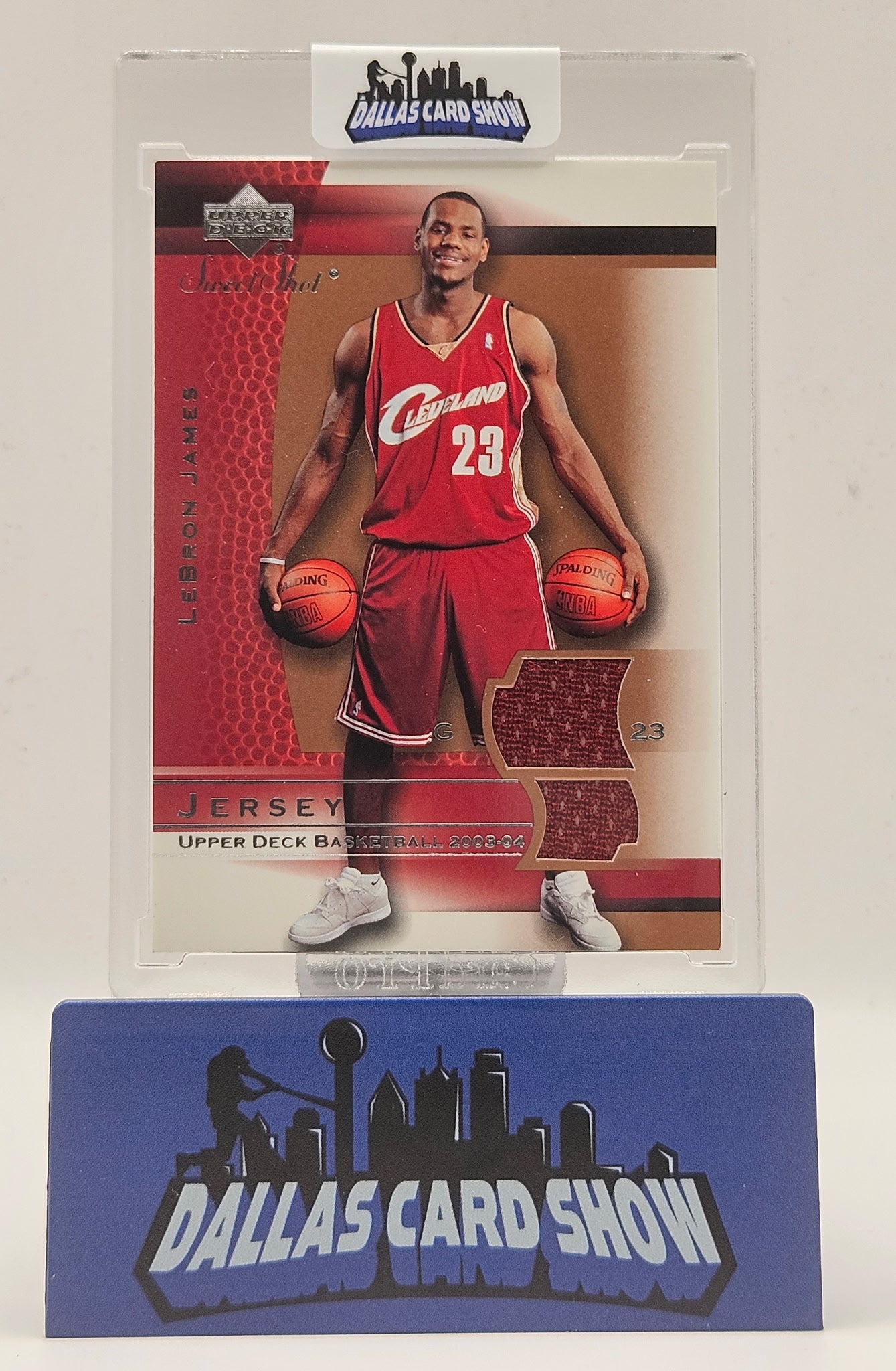2003-04 Upper Deck #LJ-J Lebron James Sweet Shot Rookie Jersey
