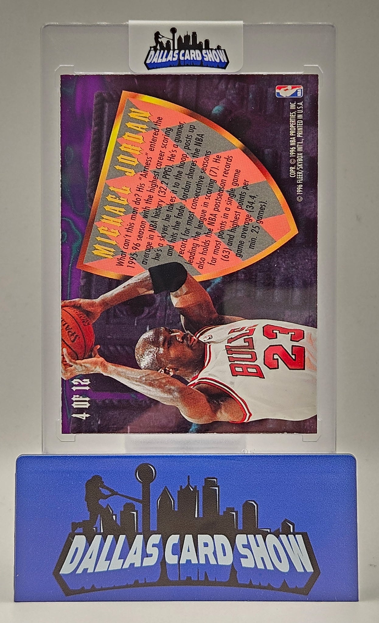 1995-96 Fleer Ultra #4 Michael Jordan Scoring Kings Hot Packs