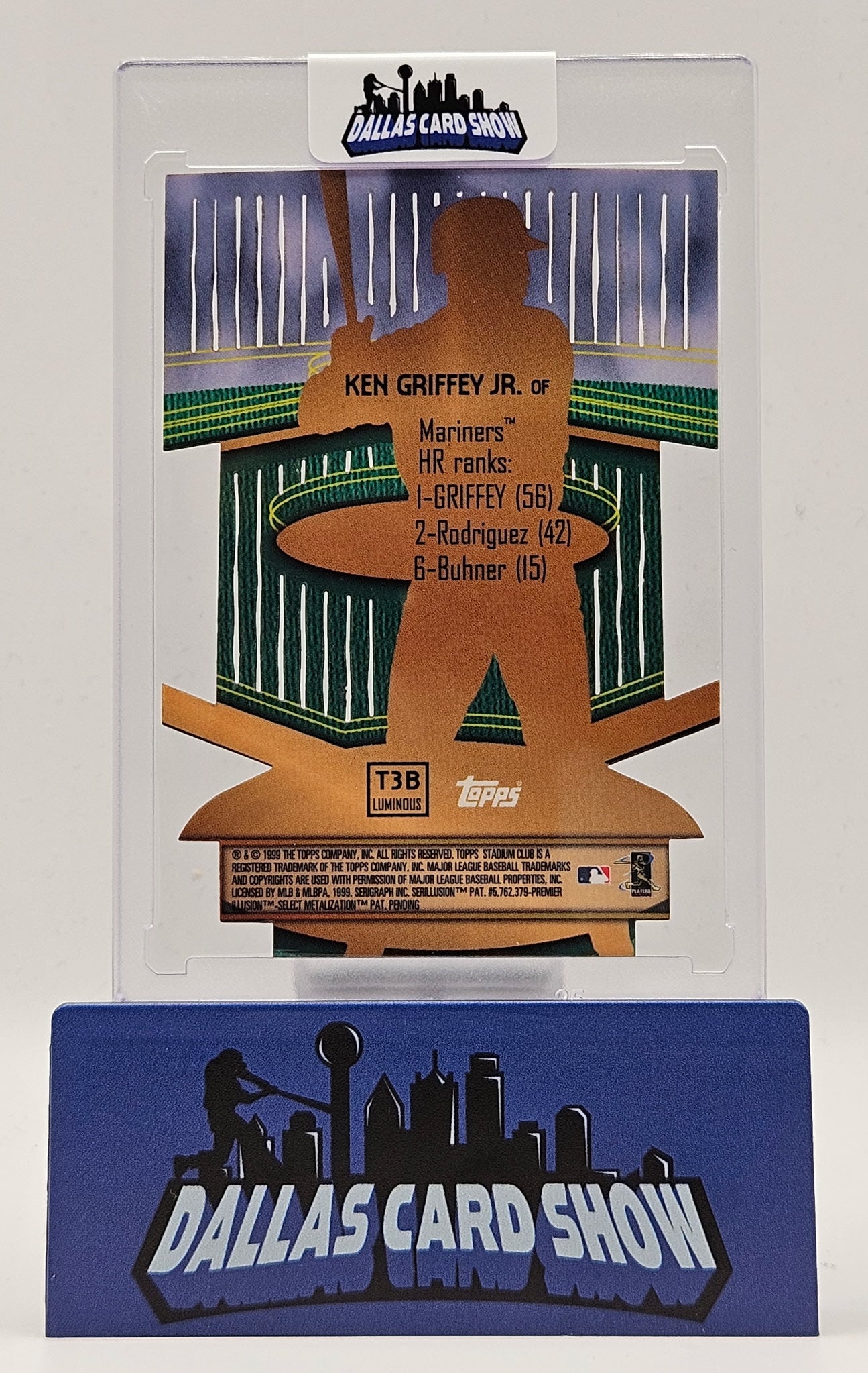 1999 Topps Stadium Club Triumvirate Luminous Ken Griffey Jr #T3B