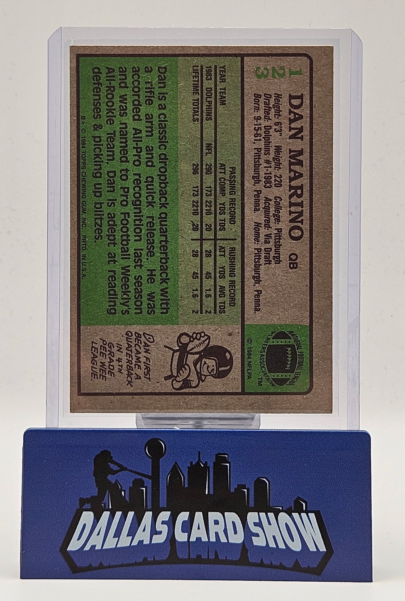 1984 Topps #123 Dan Marnio Rookie RC