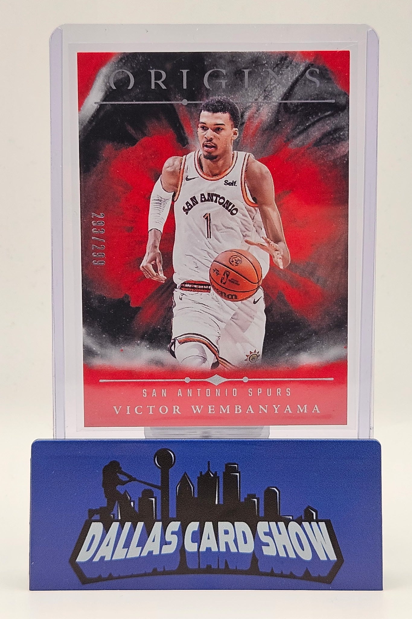 2024-25 Panini Origins #38 Victor Wembanyama Red /299 Spurs