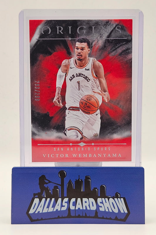 2024-25 Panini Origins #38 Victor Wembanyama Red /299 Spurs