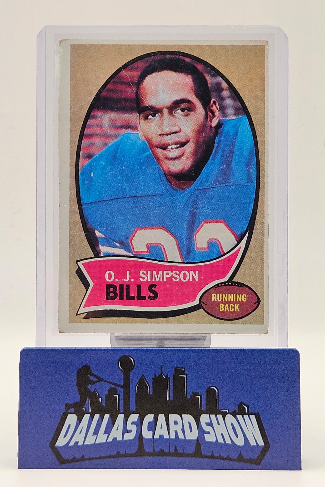 1969-1970 Topps O.J. Simpson Rookie Card (RC) #90 Buffalo Bills (Creased)