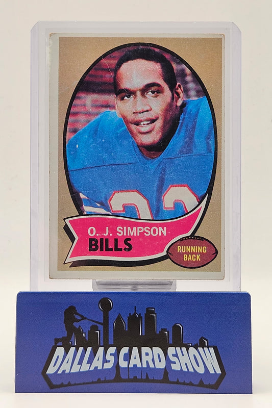 1969-1970 Topps O.J. Simpson Rookie Card (RC) #90 Buffalo Bills (Creased)