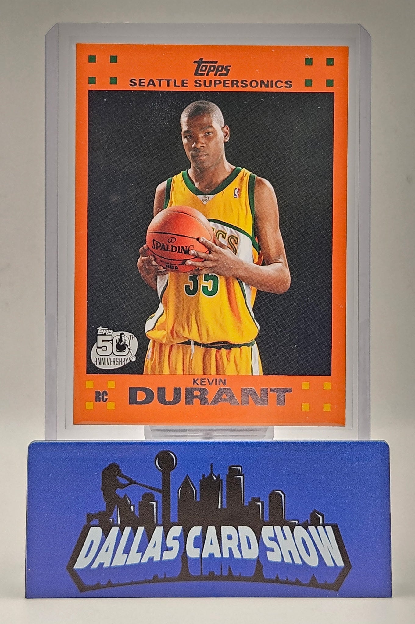 2007 Topps #2 Kevin Durant Orange Rookie RC