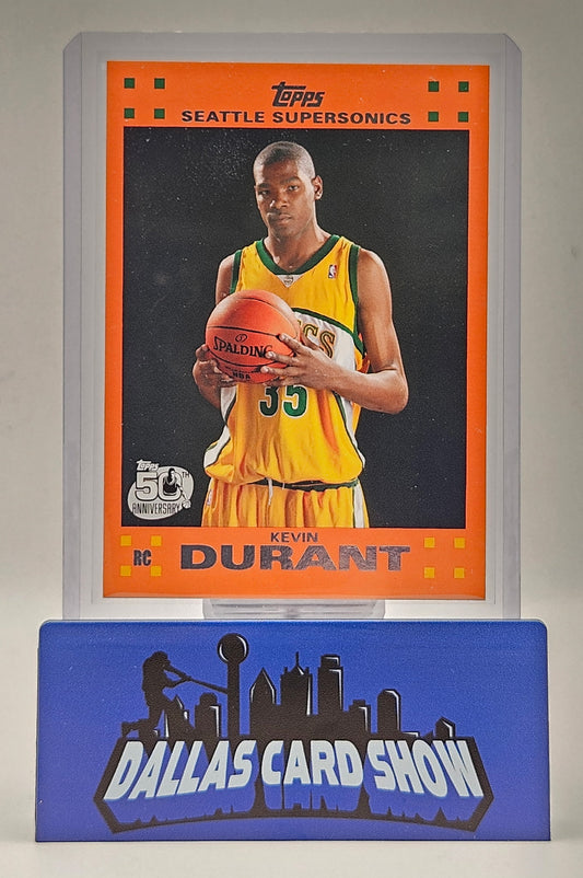 2007 Topps #2 Kevin Durant Orange Rookie RC