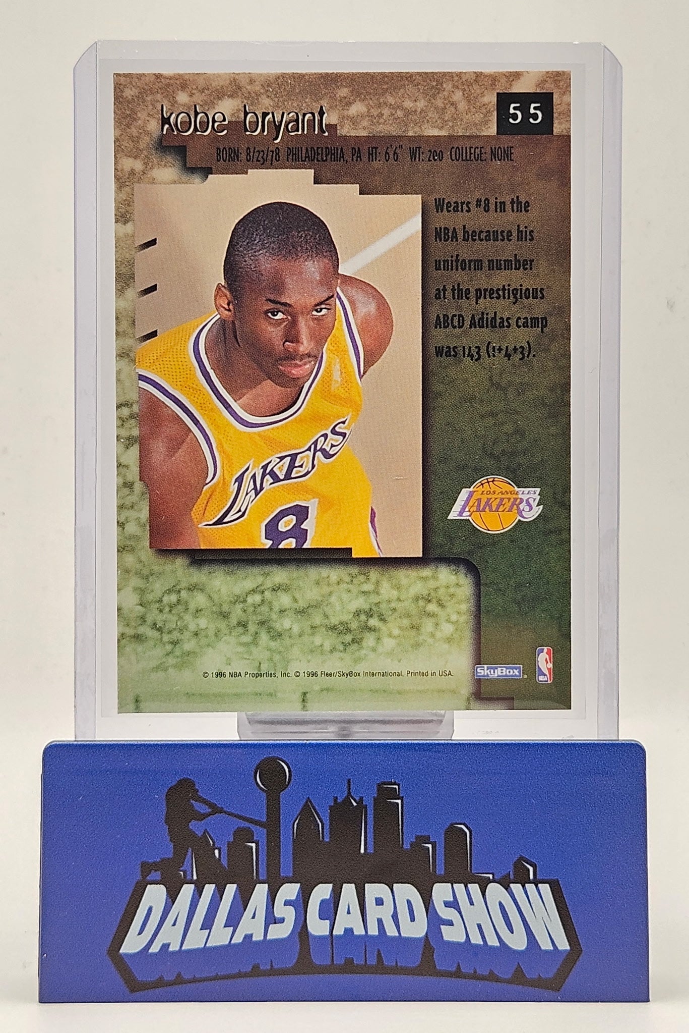 1996-97 Skybox Premium Kobe Bryant Rookie RC #55 Lakers